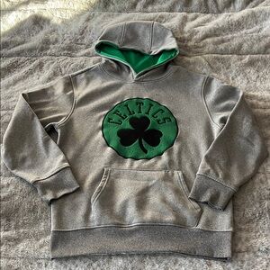 NBA Gray and Green Hoodie